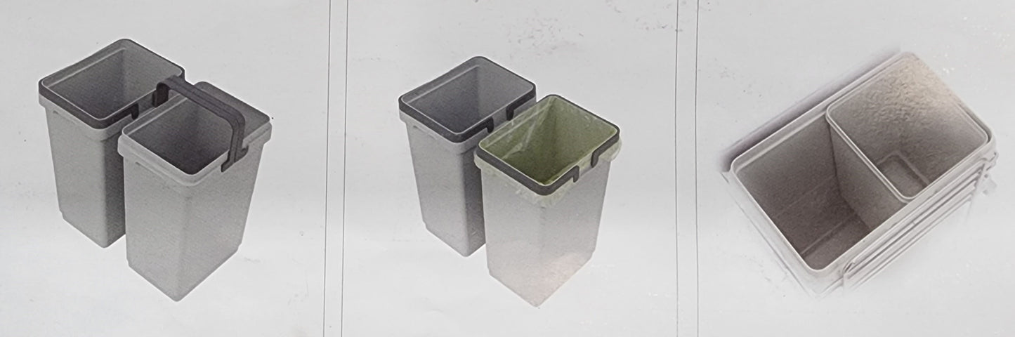 35 QT WASTE BIN 21''