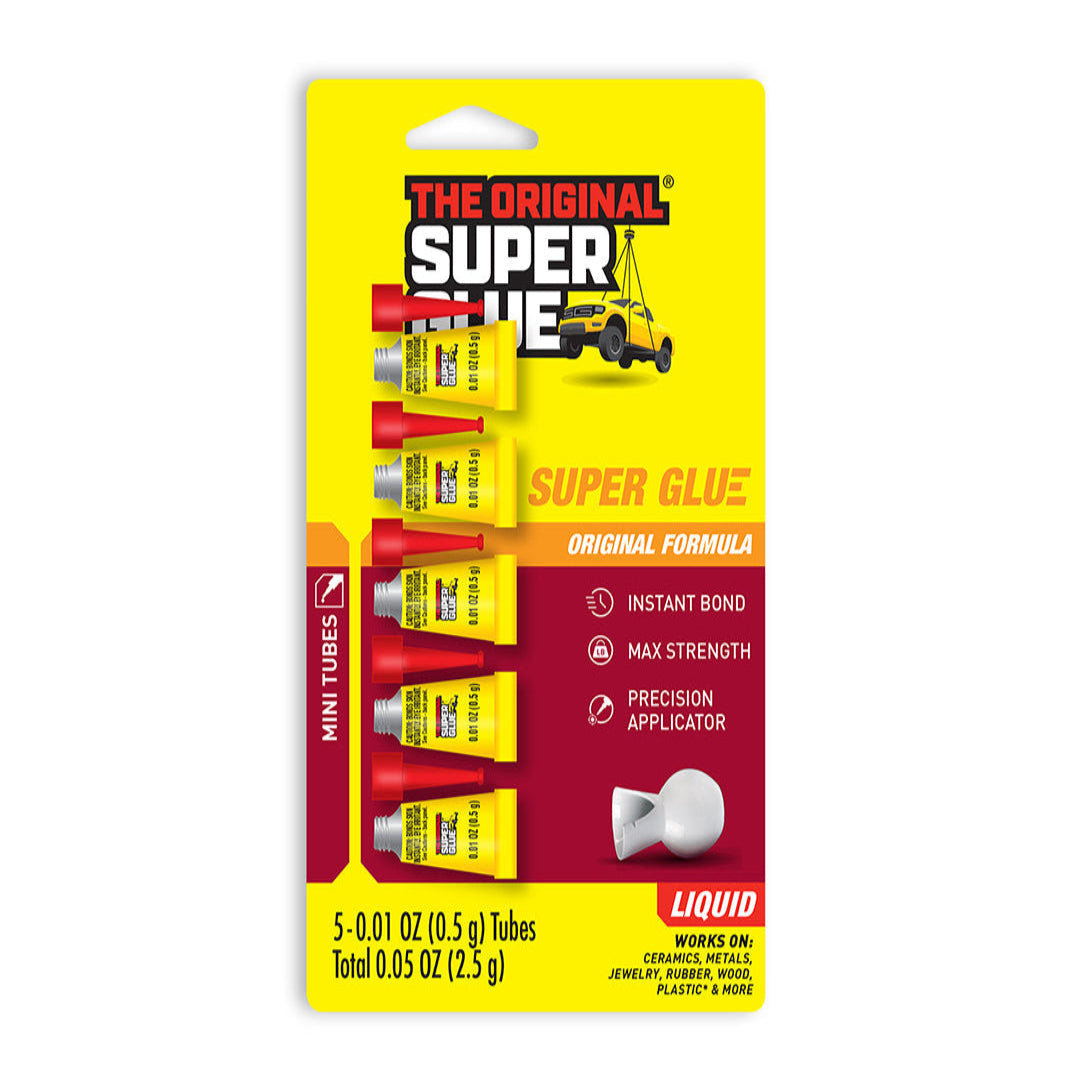 Super Glue Single Use (5/pack) (liquid) 0.01oz