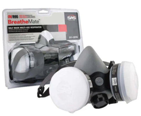 Allpro Half-Face Respirator w/R95 Filter Mask