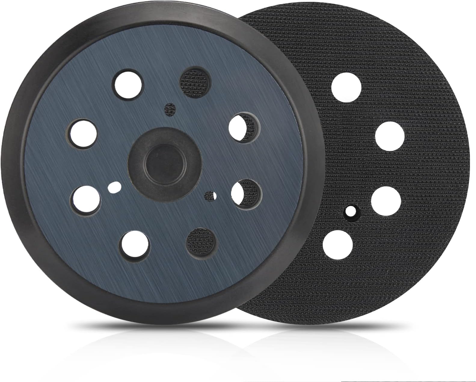 5" Round Backing Pad 8-hole Hoop and Loop
