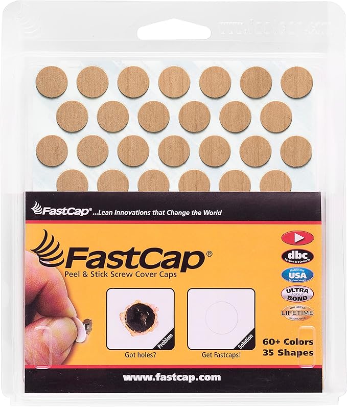 FastCap - Alder Screw Hole Covers, 9/16''