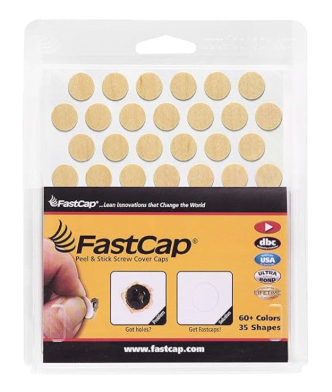 FastCap - Maple Screw Hole Covers, 9/16''