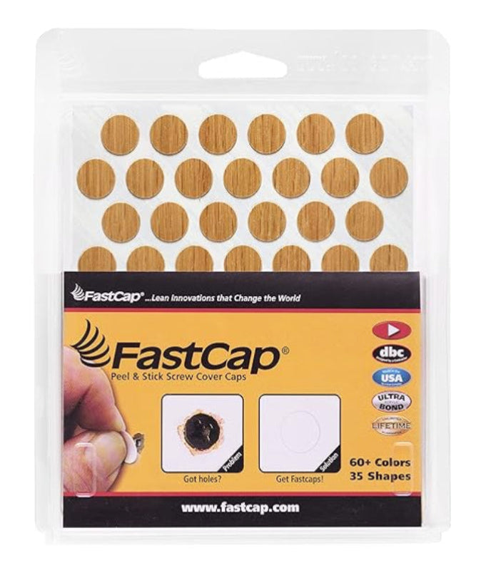 FastCap - Red Oak Screw Hole Covers, 9/16''