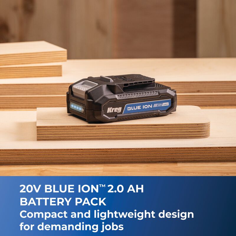 Kreg 20V Blue Ion™ 2.0Ah Battery Pack - BATT2A
