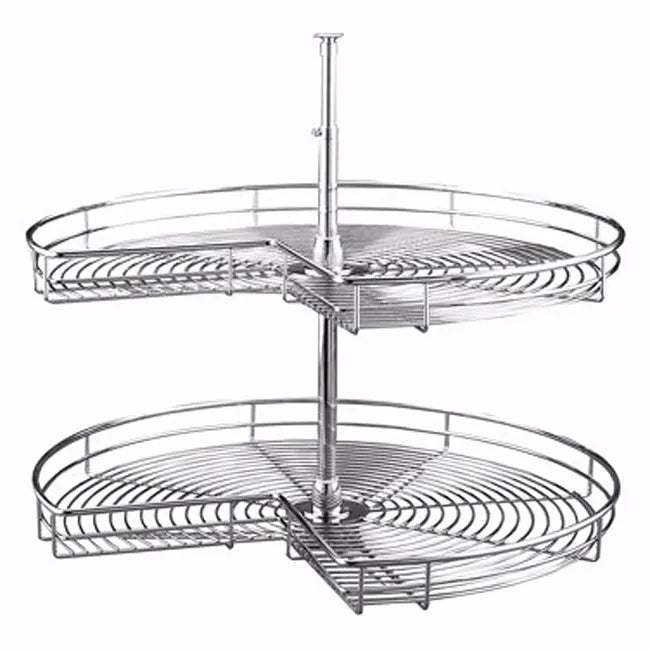 KIDNEY LAZY SUSAN CHROME