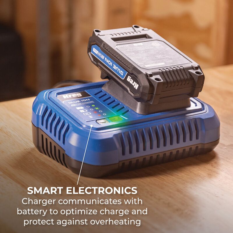 Kreg 20V Blue Ion™ Fast Charger - CRGR401A