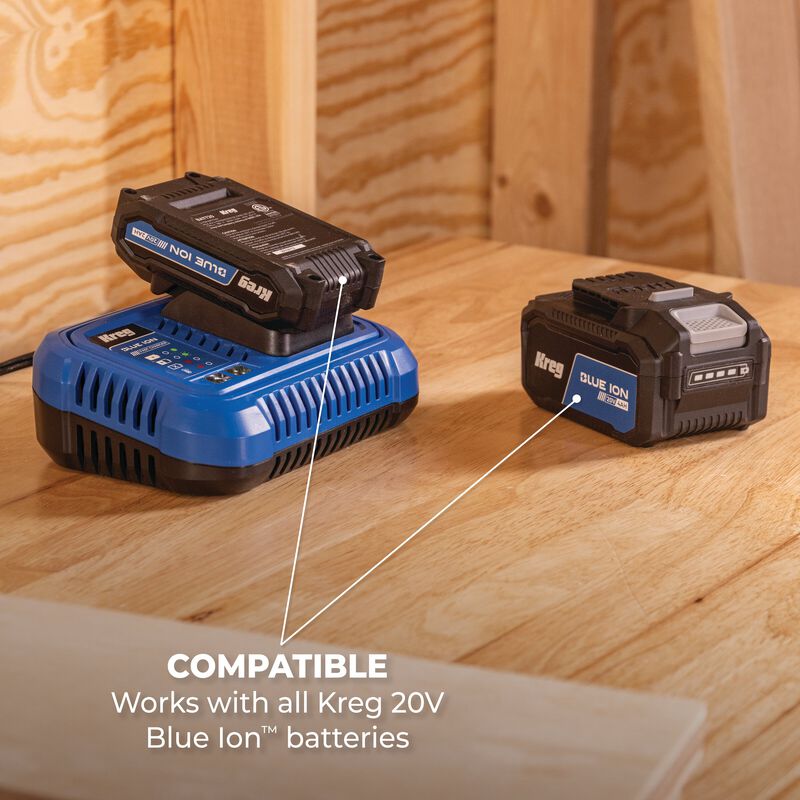 Kreg 20V Blue Ion™ Fast Charger - CRGR401A