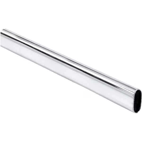 Chrome Closet Rod Oval.