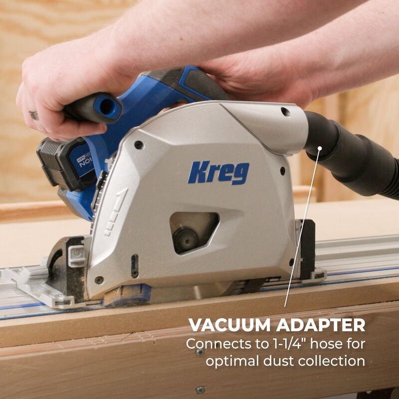 Kreg 20V Ionic Drive™ 6 1/2" Plunge-Cut Track Saw Kit - KPTBPS100A
