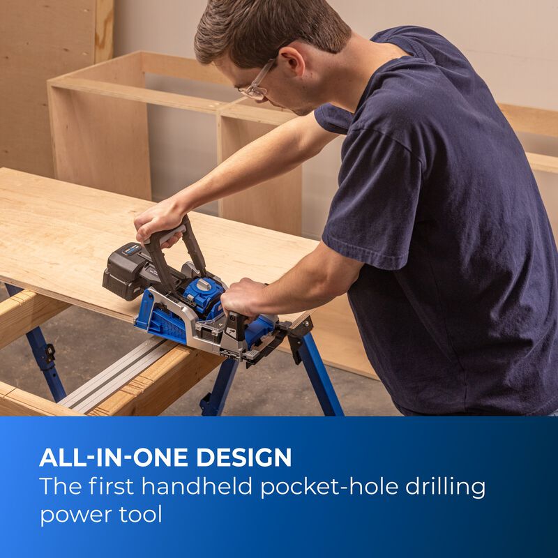 Kreg Rebel™ 20V Ionic Drive™ Pocket-Hole Joiner Kit - KPTBRB100A