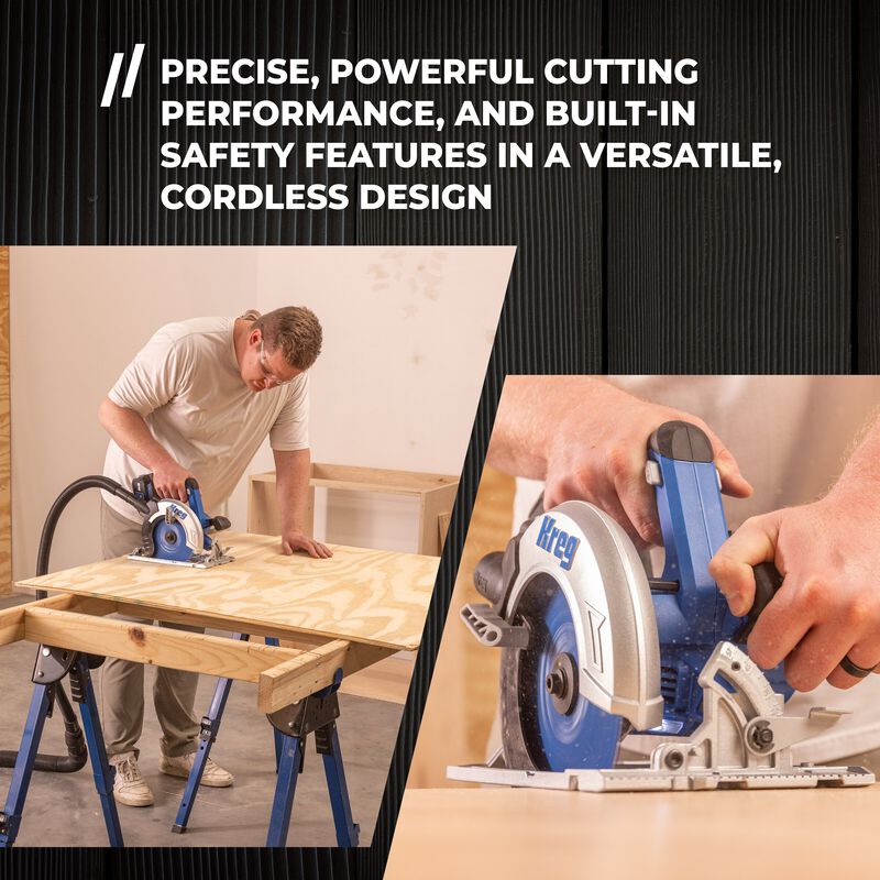 Kreg 20V Ionic Drive™ 7 1/4" Circular Saw (Tool Only) -  KPTCS725A