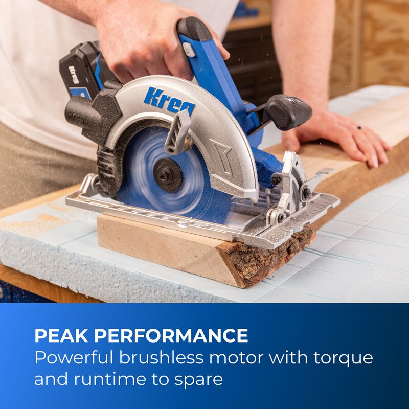 Kreg 20V Ionic Drive™ 7 1/4" Circular Saw (Tool Only) -  KPTCS725A
