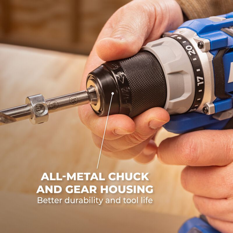 Kreg 20V Ionic Drive™ 1/2" Compact Drill (Tool Only) - KPTDR050A