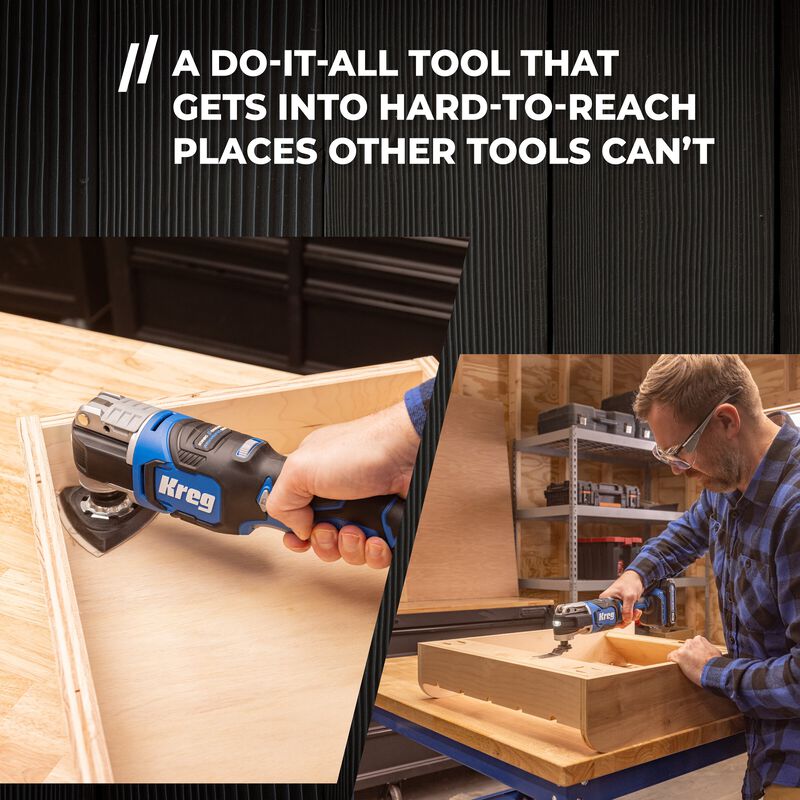 Kreg 20V Ionic Drive™ Oscillating Multi-Tool (Tool Only) KPTMT100A