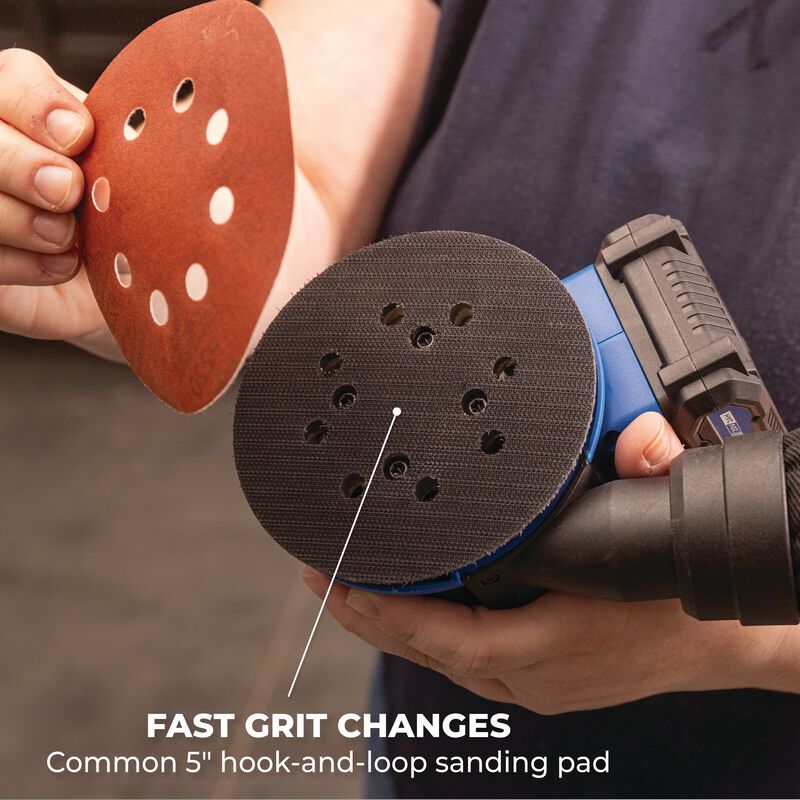 Kreg 20V Ionic Drive™ 5" Random Orbit Sander (Tool Only) KPTRS500A
