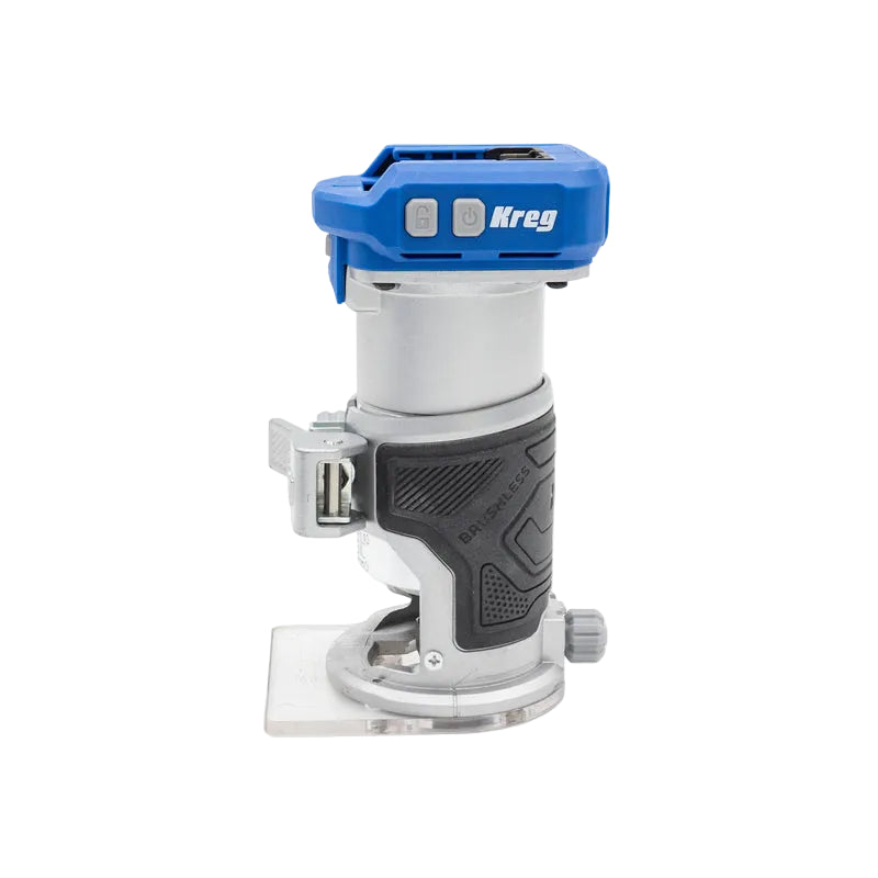 Kreg 20V Ionic Drive™ 1/4" Trim Router (Tool Only)  KPTRT025A