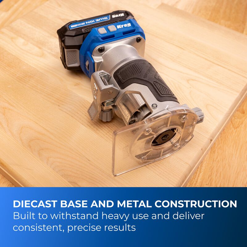 Kreg 20V Ionic Drive™ 1/4" Trim Router (Tool Only)  KPTRT025A