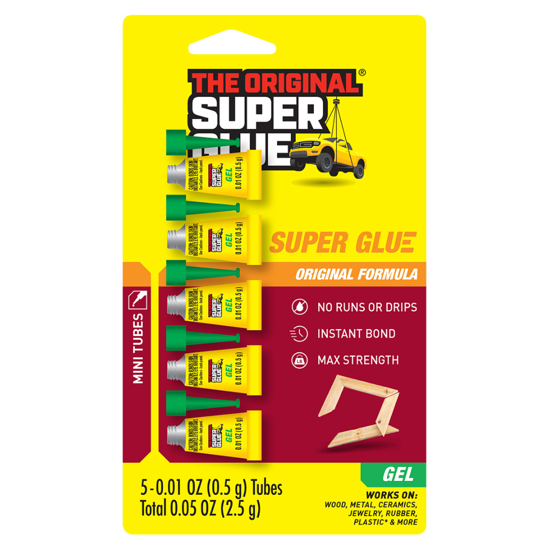 Super Glue Single Use (5/pack) (Gel) 0.01oz