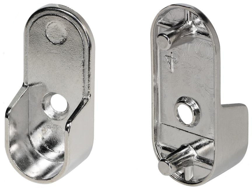 Oval Socket Chrome 5mm Pin (Set)