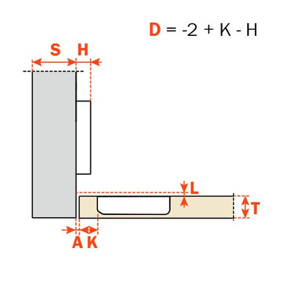 C1P6PE9 Inset / P crank - 17 mm