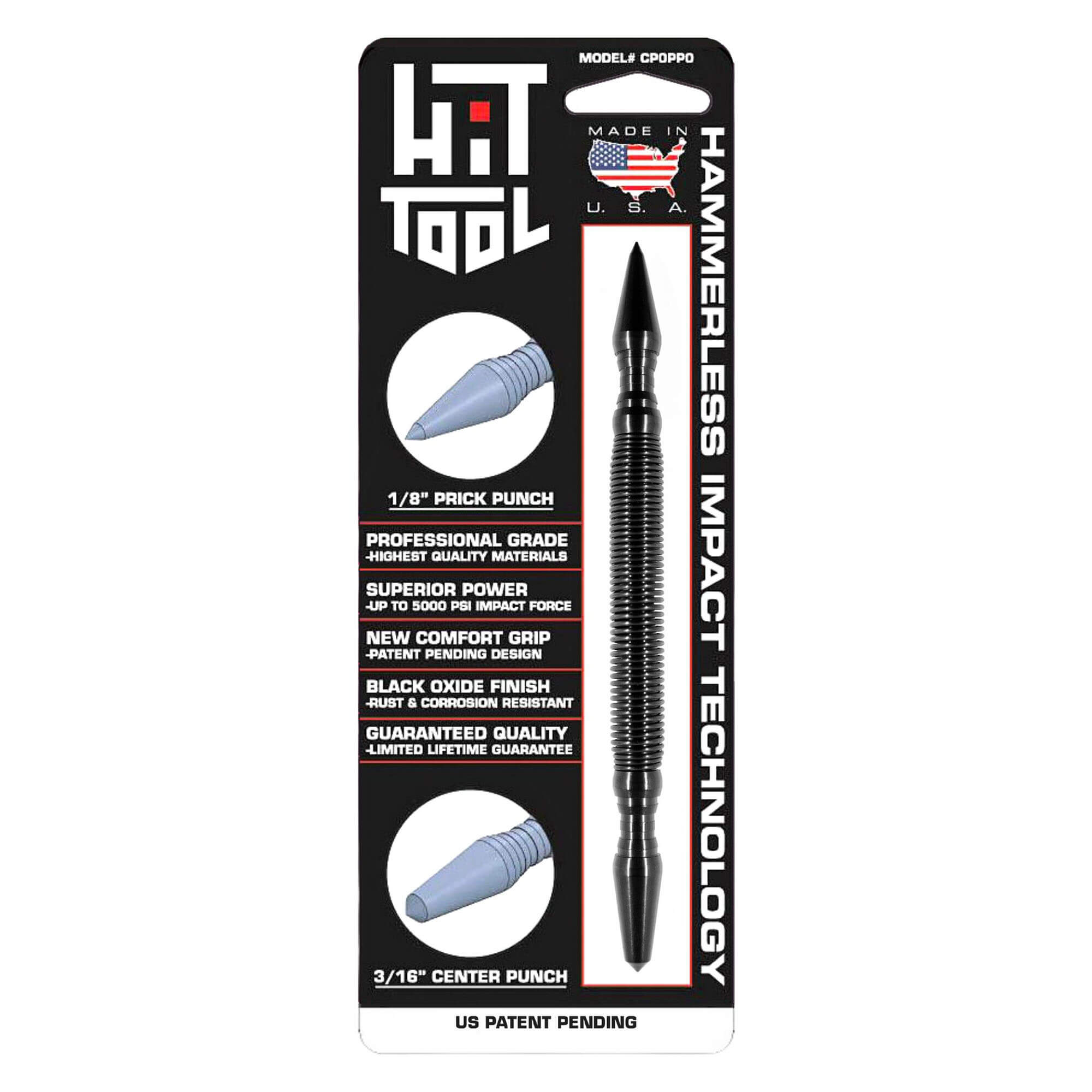1/8" Prick Punch and 3/16" Center Punch CP0PP0